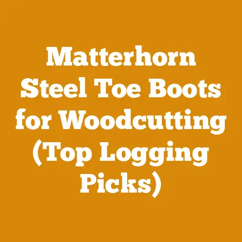 Matterhorn Steel Toe Boots for Woodcutting (Top Logging Picks)