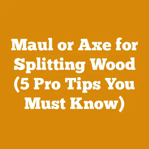 Maul or Axe for Splitting Wood (5 Pro Tips You Must Know)