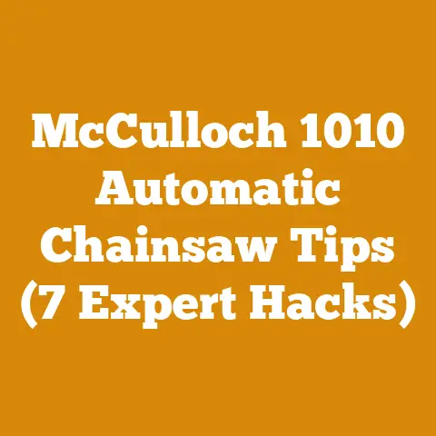 McCulloch 1010 Automatic Chainsaw Tips (7 Expert Hacks)