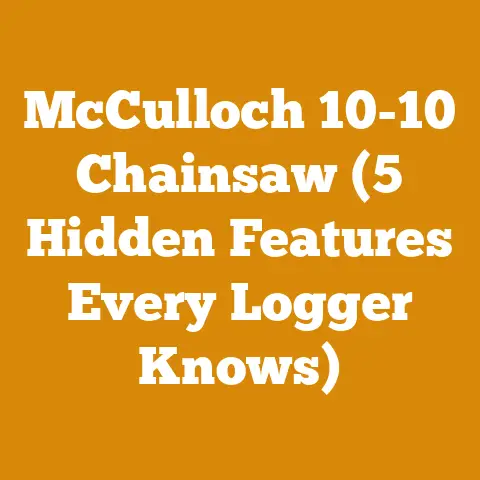 McCulloch 10-10 Chainsaw (5 Hidden Features Every Logger Knows)