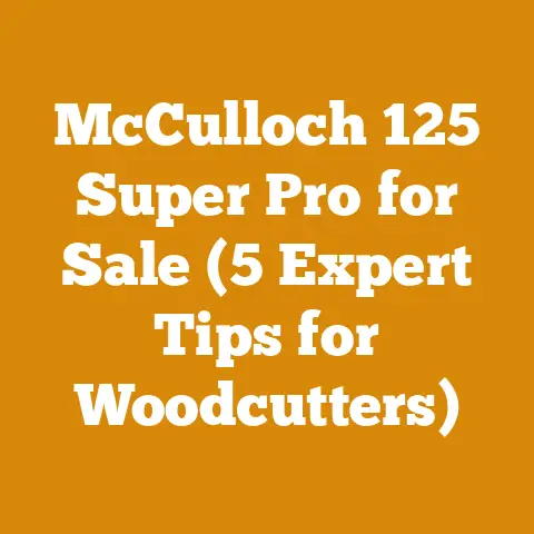McCulloch 125 Super Pro for Sale (5 Expert Tips for Woodcutters)