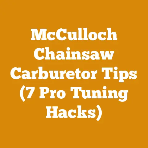 McCulloch Chainsaw Carburetor Tips (7 Pro Tuning Hacks)
