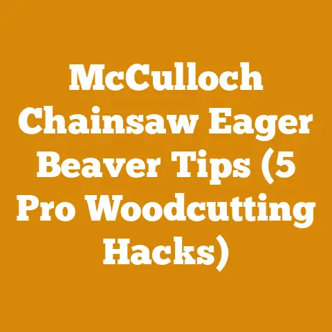 McCulloch Chainsaw Eager Beaver Tips (5 Pro Woodcutting Hacks)