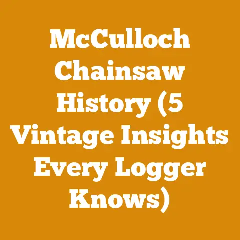 McCulloch Chainsaw History (5 Vintage Insights Every Logger Knows)