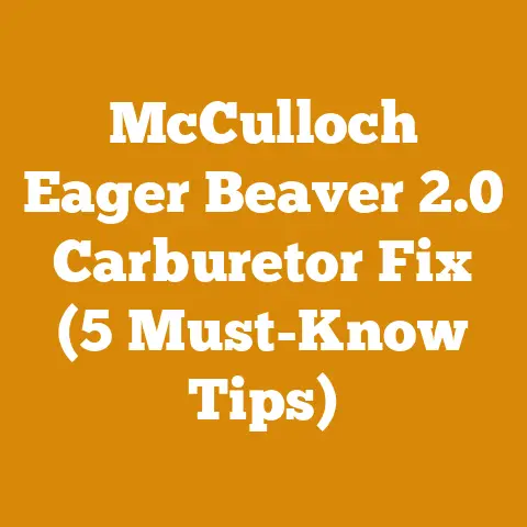 McCulloch Eager Beaver 2.0 Carburetor Fix (5 Must-Know Tips)