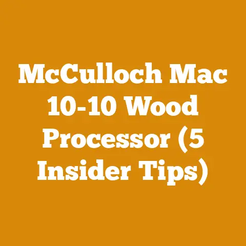 McCulloch Mac 10-10 Wood Processor (5 Insider Tips)