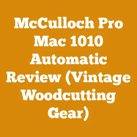 McCulloch Pro Mac 1010 Automatic Review (Vintage Woodcutting Gear)