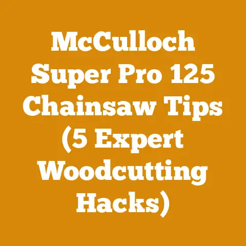 McCulloch Super Pro 125 Chainsaw Tips (5 Expert Woodcutting Hacks)