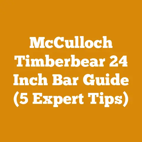 McCulloch Timberbear 24 Inch Bar Guide (5 Expert Tips)