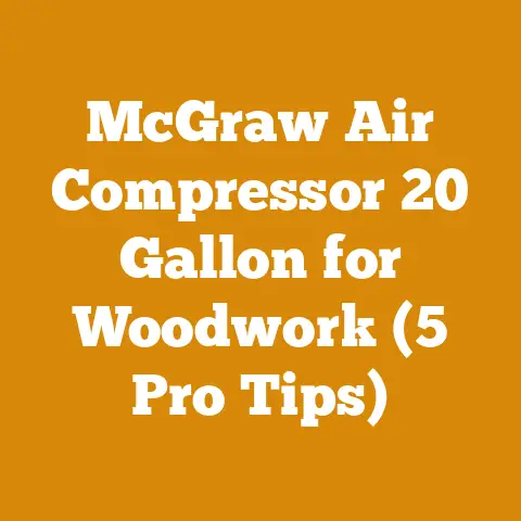 McGraw Air Compressor 20 Gallon for Woodwork (5 Pro Tips)