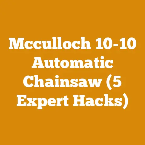 Mcculloch 10-10 Automatic Chainsaw (5 Expert Hacks)