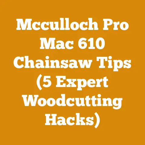 Mcculloch Pro Mac 610 Chainsaw Tips (5 Expert Woodcutting Hacks)