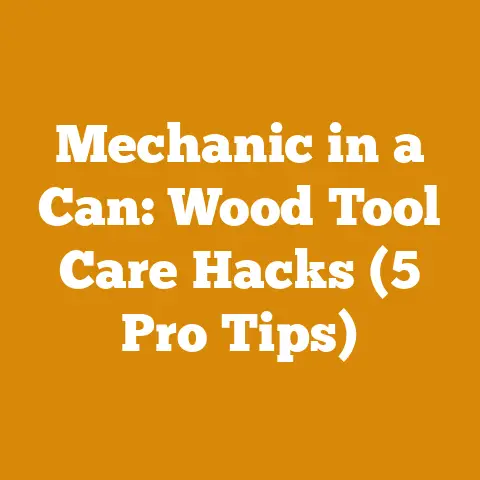 Mechanic in a Can: Wood Tool Care Hacks (5 Pro Tips)