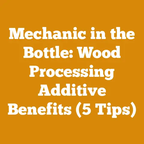 Mechanic in the Bottle: Wood Processing Additive Benefits (5 Tips)