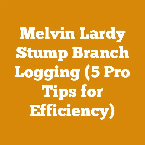 Melvin Lardy Stump Branch Logging (5 Pro Tips for Efficiency)