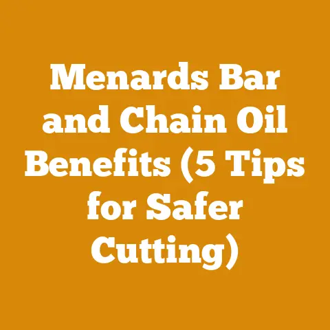 Menards Bar and Chain Oil Benefits (5 Tips for Safer Cutting)