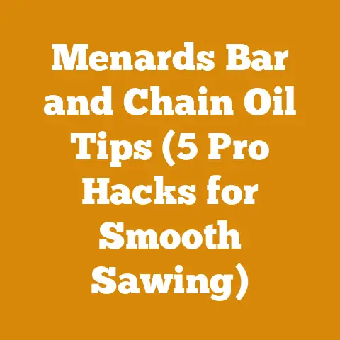 Menards Bar and Chain Oil Tips (5 Pro Hacks for Smooth Sawing)