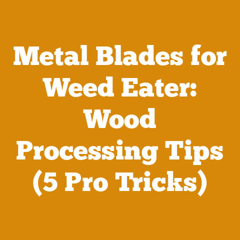Metal Blades for Weed Eater: Wood Processing Tips (5 Pro Tricks)