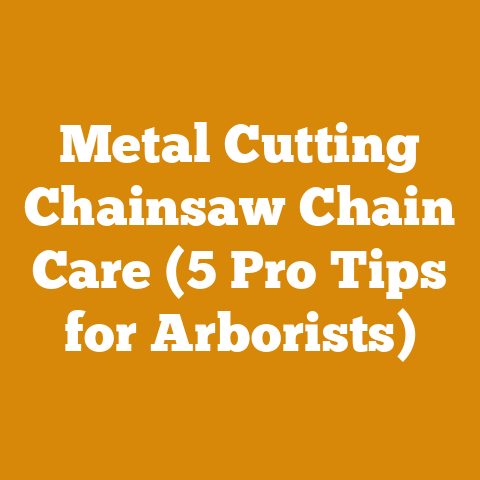 Metal Cutting Chainsaw Chain Care (5 Pro Tips for Arborists)
