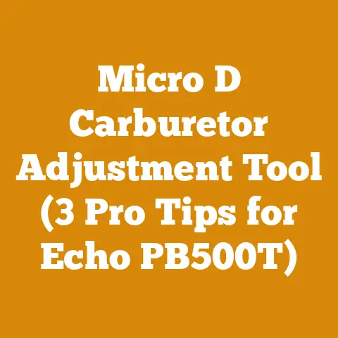Micro D Carburetor Adjustment Tool (3 Pro Tips for Echo PB500T)