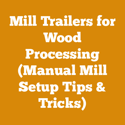 Mill Trailers for Wood Processing (Manual Mill Setup Tips & Tricks)