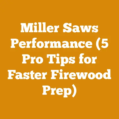 Miller Saws Performance (5 Pro Tips for Faster Firewood Prep)