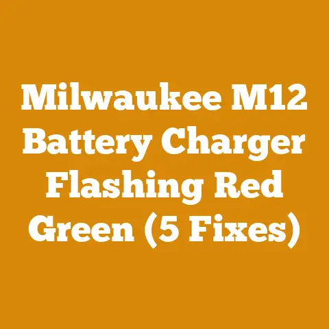 Milwaukee M12 Battery Charger Flashing Red Green (5 Fixes)