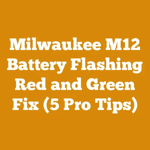 Milwaukee M12 Battery Flashing Red and Green Fix (5 Pro Tips)