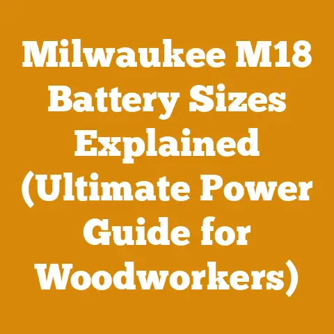 Milwaukee M18 Battery Sizes Explained (Ultimate Power Guide for Woodworkers)
