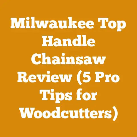 Milwaukee Top Handle Chainsaw Review (5 Pro Tips for Woodcutters)