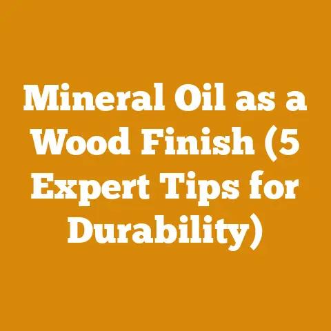 Mineral Oil as a Wood Finish (5 Expert Tips for Durability)