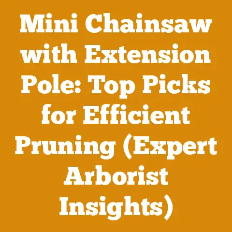 Mini Chainsaw with Extension Pole: Top Picks for Efficient Pruning (Expert Arborist Insights)