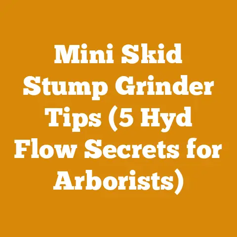 Mini Skid Stump Grinder Tips (5 Hyd Flow Secrets for Arborists)