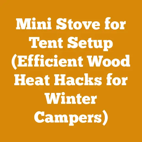Mini Stove for Tent Setup (Efficient Wood Heat Hacks for Winter Campers)