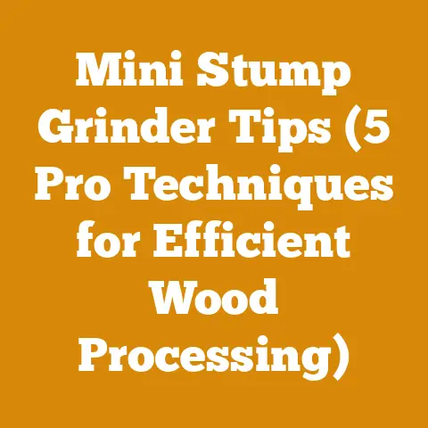 Mini Stump Grinder Tips (5 Pro Techniques for Efficient Wood Processing)
