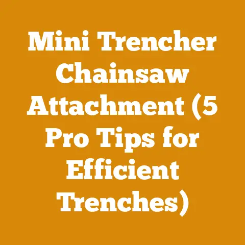 Mini Trencher Chainsaw Attachment (5 Pro Tips for Efficient Trenches)
