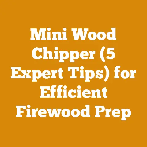 Mini Wood Chipper (5 Expert Tips) for Efficient Firewood Prep