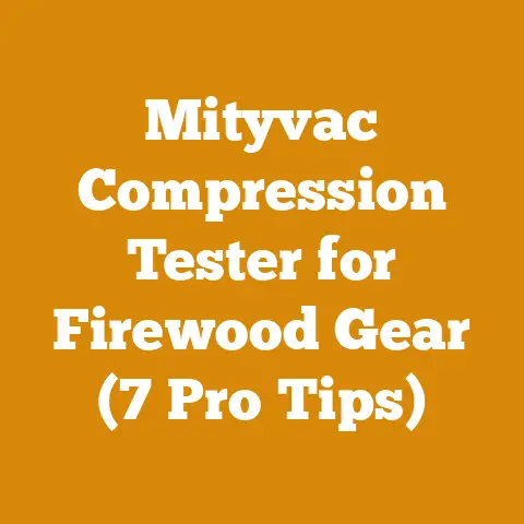 Mityvac Compression Tester for Firewood Gear (7 Pro Tips)