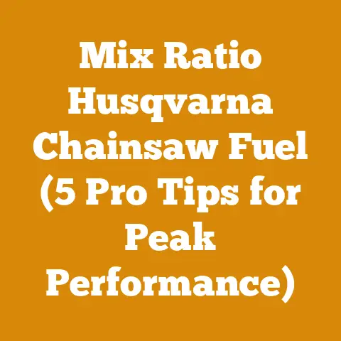 Mix Ratio Husqvarna Chainsaw Fuel (5 Pro Tips for Peak Performance)