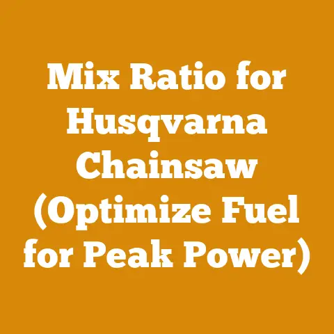 Mix Ratio for Husqvarna Chainsaw (Optimize Fuel for Peak Power)