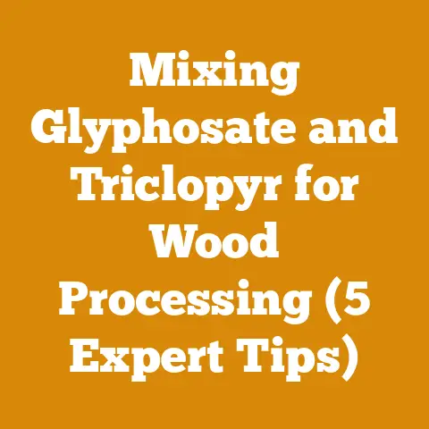 Mixing Glyphosate and Triclopyr for Wood Processing (5 Expert Tips)