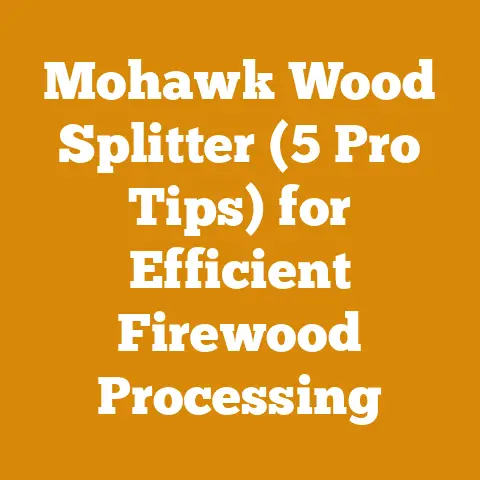 Mohawk Wood Splitter (5 Pro Tips) for Efficient Firewood Processing