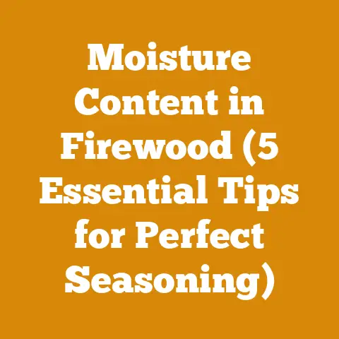 Moisture Content in Firewood (5 Essential Tips for Perfect Seasoning)
