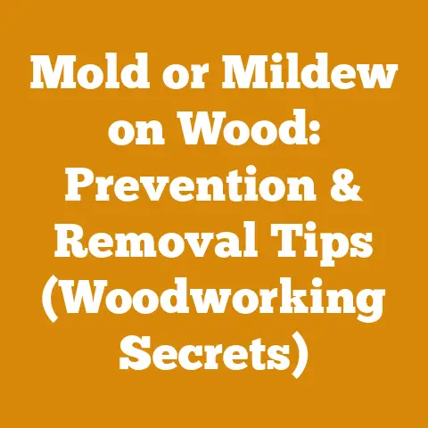 Mold or Mildew on Wood: Prevention & Removal Tips (Woodworking Secrets)