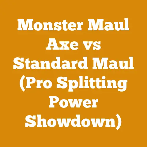 Monster Maul Axe vs Standard Maul (Pro Splitting Power Showdown)