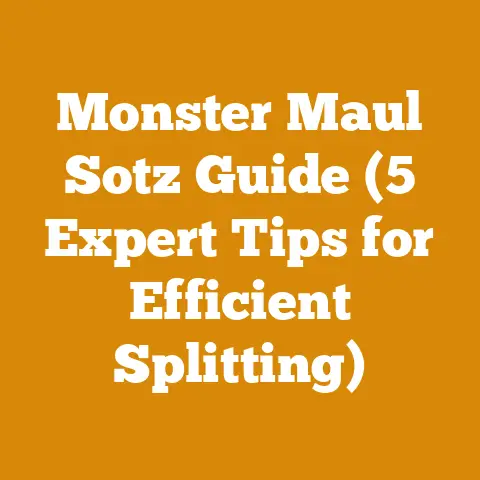 Monster Maul Sotz Guide (5 Expert Tips for Efficient Splitting)