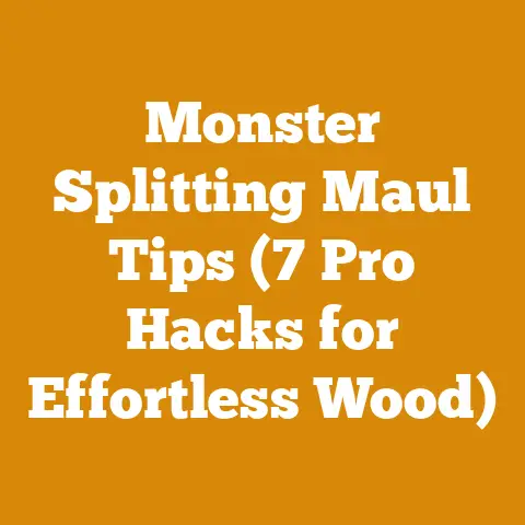 Monster Splitting Maul Tips (7 Pro Hacks for Effortless Wood)