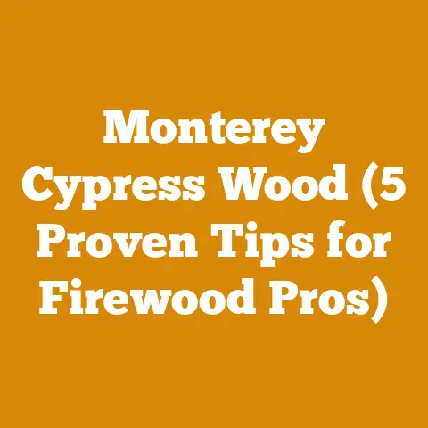 Monterey Cypress Wood (5 Proven Tips for Firewood Pros)