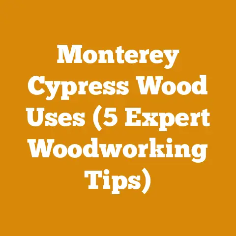 Monterey Cypress Wood Uses (5 Expert Woodworking Tips)