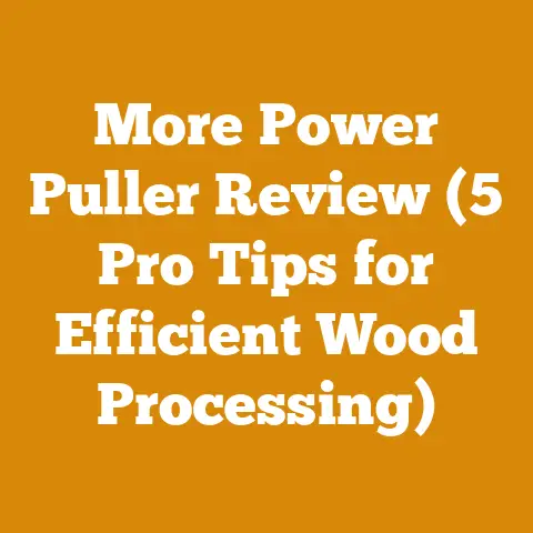 More Power Puller Review (5 Pro Tips for Efficient Wood Processing)